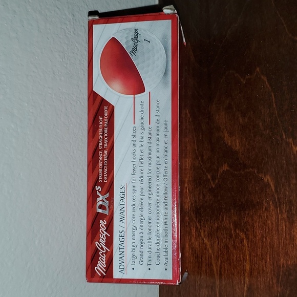 MacGregor DXs Golf Balls 3 Packages of 3 Balls Each (Each) - Picture 5 of 6